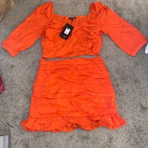 Two piece skirt and top